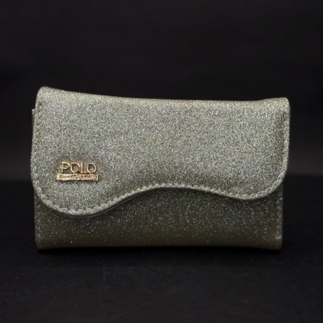 Gold Renk Şık Kapaklı Kadın Cüzdan