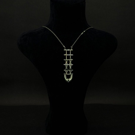 Minimal Geometrik Formlu Zarif Kolye