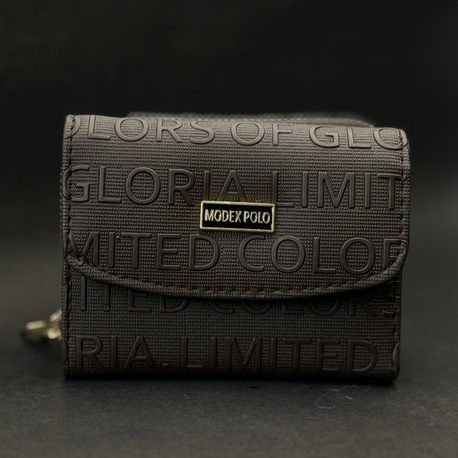 Kabartma Yazı Detaylı Mini Kadın Cüzdan