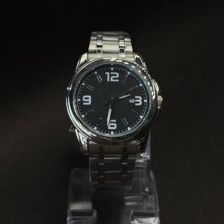 Siyah Kadran Çelik Erkek Kol Saati