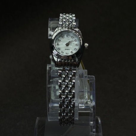 Minimal Kasa Tasarımlı Gümüş Kadın Kol Saati