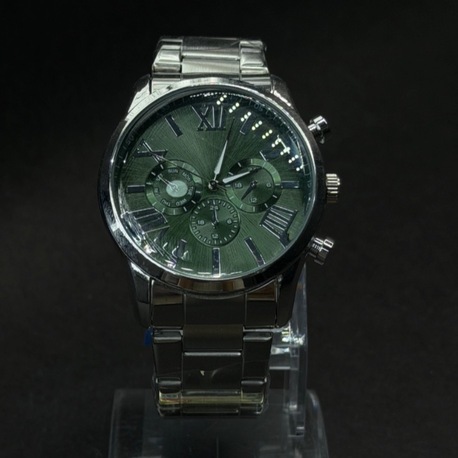 Klasik Tasarım Yeşil Kadran Metal Erkek Kol Saati