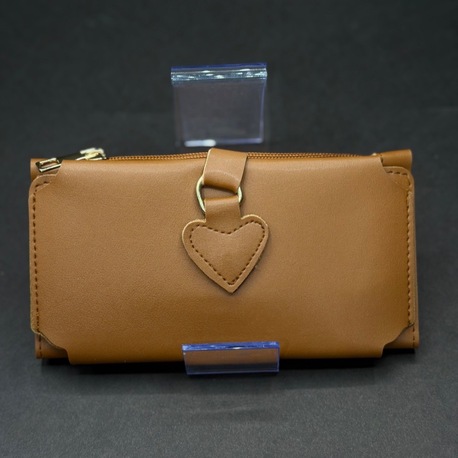 Zarif Kalp Detaylı Klasik Kadın Cüzdan