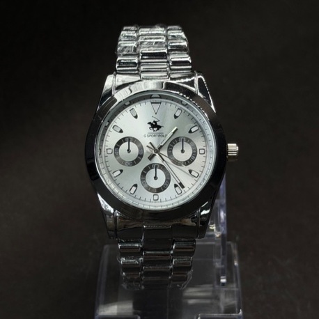 Yuvarlak Kasa Çok Göstergeli Metal Saat