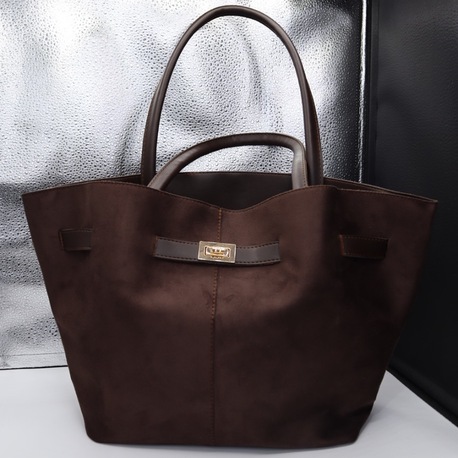 • Tokalı Büyük El Çantası – Kahverengi