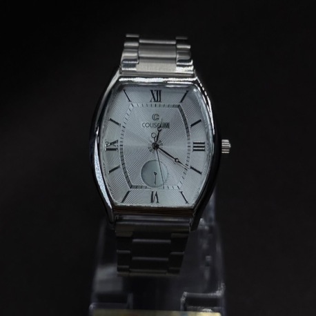 Metal Kordon Kavisli Kasa Roma Rakamlı Analog Saat