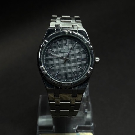 Şık Desen Kadranlı Metal Kordon Erkek Saati