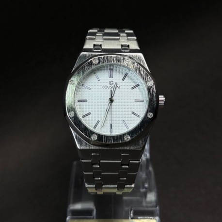 Çelik Kasa Metal Kordon Kare Tasarım Analog Saat