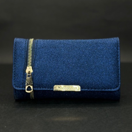 Sim Dokulu Lacivert Kadın Cüzdan