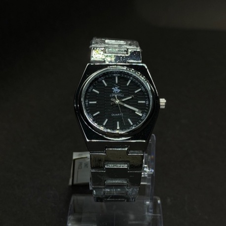 Minimal Siyah Kadran Metal Bilezik Saat