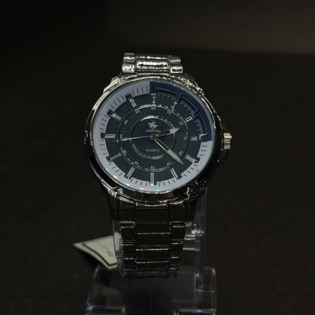 Siyah Kadranlı Metal Kordon Erkek Kol Saati