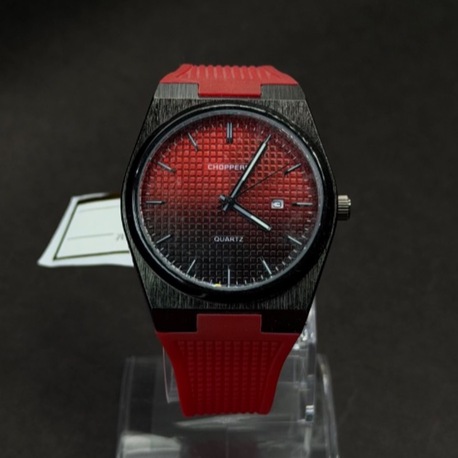 Chopper Kırmızı Silikon Kordon Erkek Saati