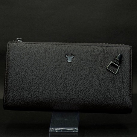 Koyu Kahve Hakiki Deri Erkek Cüzdan