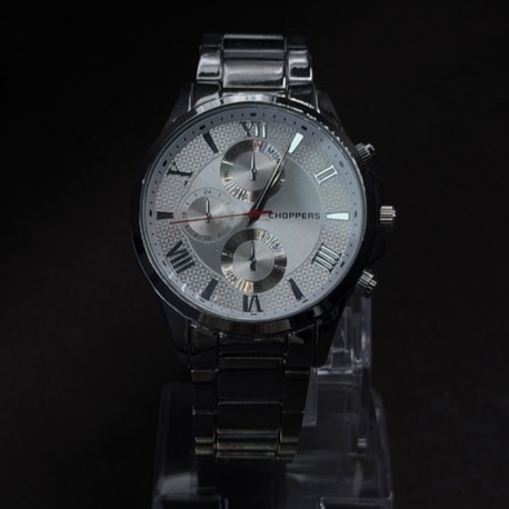 Çelik Kordonlu Gümüş Kasa Erkek Kol Saati