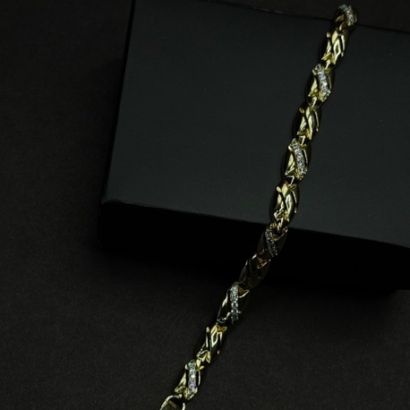 Modern Twist Model Işıltılı Bileklik