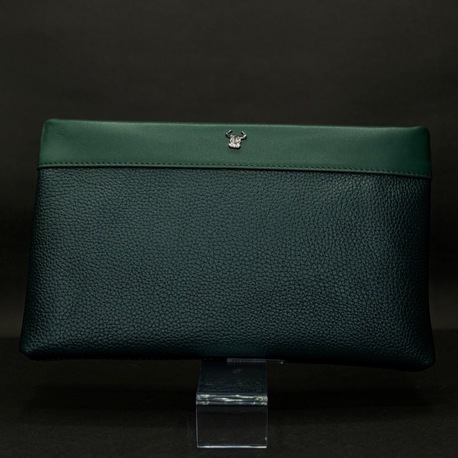Koyu Yeşil Hakiki Deri Erkek Cüzdan