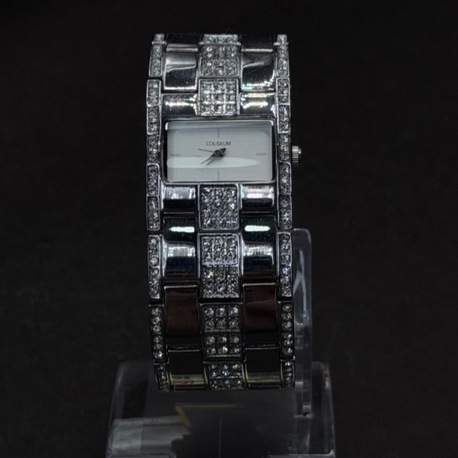 aş Detaylı Gümüş Renk Dikdörtgen Kadın Saat