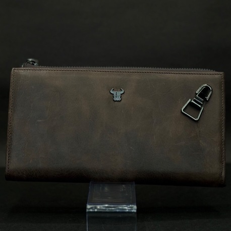 Geniş Bölmeli Hakiki Deri Erkek Cüzdan